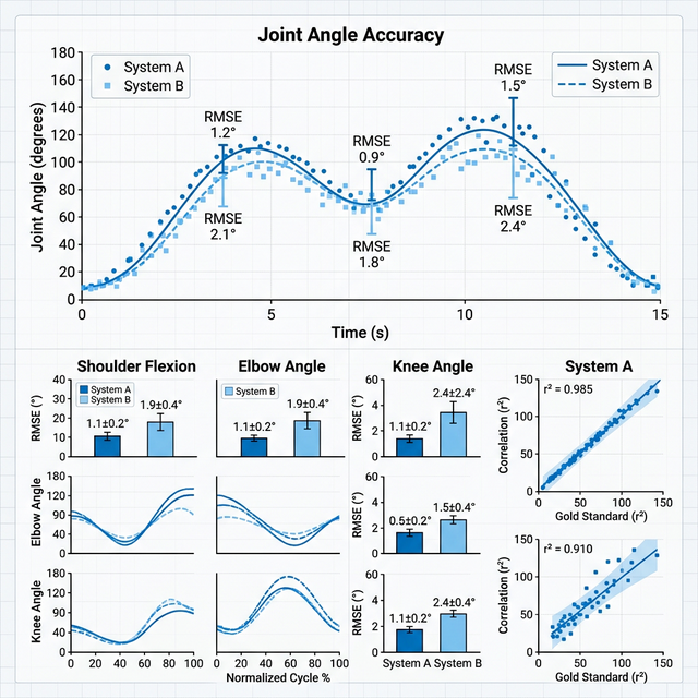 The Accuracy Benchmark: How RMSE Defines Motion Capture Precision